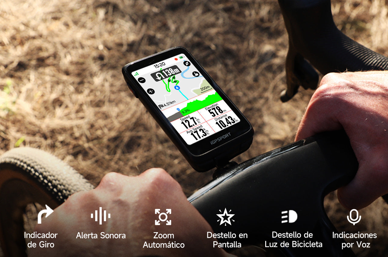 GPS IGPSPORT NAVEGADOR GPS BINAVI-BG2-GRIS