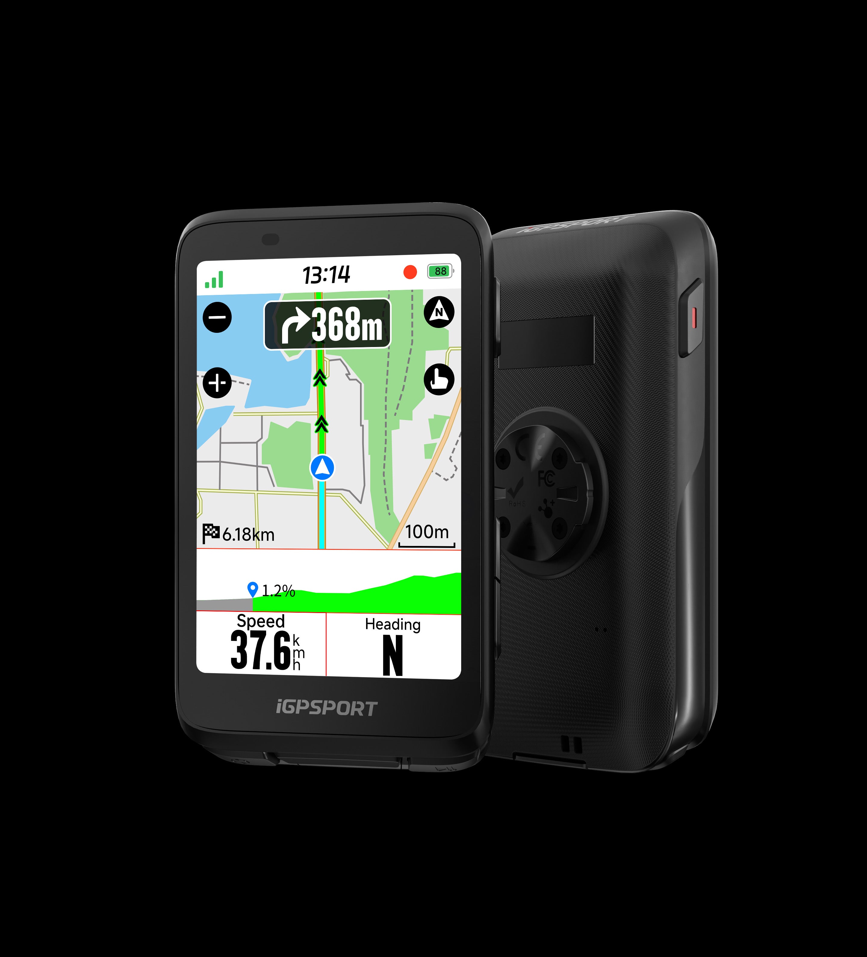 GPS IGPSPORT NAVEGADOR GPS BINAVI-BG2-GRIS